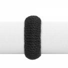 Argola de Guardanapo 4Pcs Rayon Preto - Copa&Cia