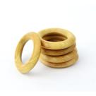 Argola de Madeira Marfim 48 mm Pacote com 50 Unidades