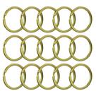 Argola Dourada Para Chaveiro 28mm Banhada A Níquel Com 300 Unidades