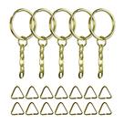 Argola Dourada Para Chaveiro Artesanato 23mm 500 Unidades - Atacado