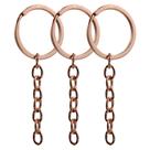 Argola Italiana Rose Gold 32mm Com Corrente 50 Unidades