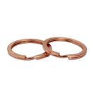 Argola Italiana Rose Gold Reforçava 28mm Sem Corrente Com 300 Unidades