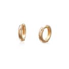 Argola Lisa Click Banhado a Ouro 18K 11mm