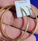 Argola Ouro Par Ouro 18 Kilates Peso 4.70 Gramas