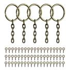 Argola Ouro Velho 23mm Com Mini Gancho Pitão Rosqueável Com 1000 Peças