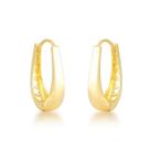 Argola oval lisa