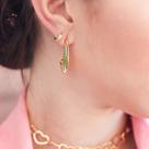 Argola oval lisa