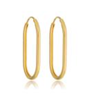 Argola Oval P Ouro