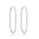 Argola Oval P Prata