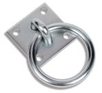 Argola para parafusar chapa 6x6cm N-1 Forsul Prata