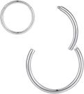 Argola Piercing Titânio G23 Clicker Ouro PVD 6mm ou 8mm Cor:DouradoTamanho:6mm (P)