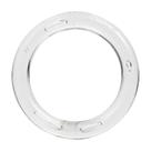 Argola Plástica 79mm Média Resistente Transparente P/ Artesanato 10 Unidades