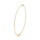 Argola Pulseira feminina fio oval com fecho Ouro 10k Argola Pulseira feminina fio oval com fecho Ouro 10k