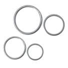 Argola Soldada 38x4,98mm - Pacote Com 50 Peças - Aço - G S Indústria