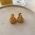 Argola suzi banhada em ouro 18k