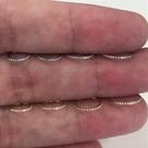ARGOLA TITÂNIO NARIZ BASIC COM CRISTAIS CLICKER - 0,8mm