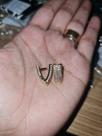 Argola zirconia semijoia