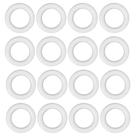 Argolas Brancas Plásticas Para Artesanato Colares 2,7cm 100 Unidades