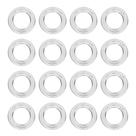 Argolas Pequenas 2,3cm Incolor Resistente Multiuso Para Artesanato 100 Unidades
