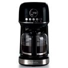 Ariete 1396, Cafeteria Americana Moderna Preta, 900 W, Jarra para 15 xicaras, Programável com Display LCD, Filtro Lavável - 220V