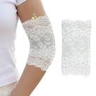 Arm PICC Line, manga de renda, capa médica elegante, branca, tamanho L