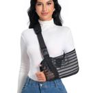 Arm Sling Ledhlth Black Mesh para lesões no braço quebrado Arm Sling Ledhlth Black Mesh para lesões no braço quebrado