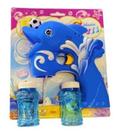 Arma Pistola Toys Lança Bolhas Bolinha Sabão Kids Musica Led cor azul Arma Pistola Toys Lança Bolhas Bolinha Sabão Kids Musica Led cor azul