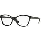 Armação cat eye - preta - vogue preto