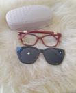 Armação clipon Carol Cazassa eyewear