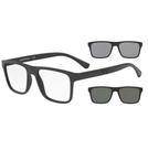 Armacao clipon emporio armani ea4115 58011w54