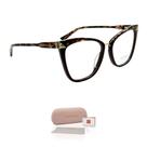 Armação de Grau Ana Hickmann Livia 2 AH60084 C01 Turtle Brow