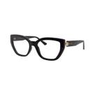 Armação de Óculos Bulget Bg7233 A01 Preto Brilho - Armação de Óculos Bulget Bg7233 A01 Preto Brilho -