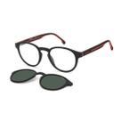 Armação De Óculos Carrera Clip On Ca8066/cs Oit99 50 Preto Fosco
