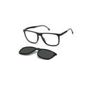 Armação De Óculos Carrera Clip On Hyperfit 16/cs 80799 55 Preto Brilho