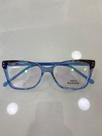 Armação de óculos de grau feminino azul marinho 100%acetato