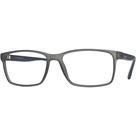 Armação de Óculos de Grau Masculino Quadrado Grande Cinza e Azul Original Village Heaven 91021
