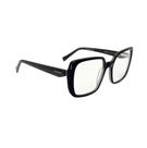 Armação De Óculos Hickmann Hi60035 A01 Preto Brilho