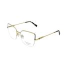Armação De Óculos Hickmann Peonia Hi10058 09c Dourado Brilho Armação De Óculos Hickmann Peonia Hi10058 09c Dourado Brilho