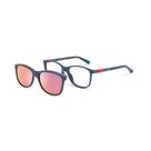 Armação De Óculos Infantil Nano Vista Quest 3.0 Nao3160350sc Cinza Fosco