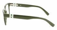 Armação de oculos masculina marrom detalhes fashion
