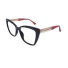 Armação De Óculos Mey Eyewear Me7680 C8 55 Preto Brilho Armação De Óculos Mey Eyewear Me7680 C8 55 Preto Brilho