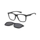 Armação De Óculos Polaroid Clip On Pld2148/cs O6w99 54 Preto Fosco -
