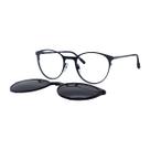 Armação De Óculos Speedo Clip On Sp1386 06a Azul Fosco