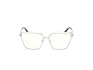Armação de òculos Tom Ford TF5946 016 em metal Prata