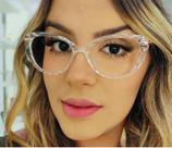 Armação feminina cristal redonda