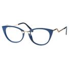 Armação Gatinho Luxuosa Para Óculos De Grau De Acetato