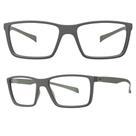 Armação Grau Hb Polytech 93136 Matte Graphite/Moss Green T54