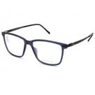 Armação masculina Stepper STS-30070 F590 52 cor azul