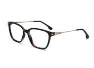Armação Óculos Colcci Marie C6116agq53 Preto Parede Demi Violeta Brilho