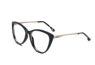 Armação Óculos Colcci Valentina C6114k9456 Azul Escuro Brilho